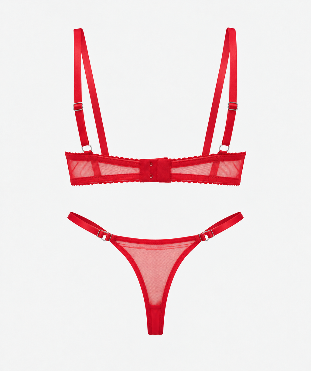 Petit Amour Kırmızı Bralet Takımı