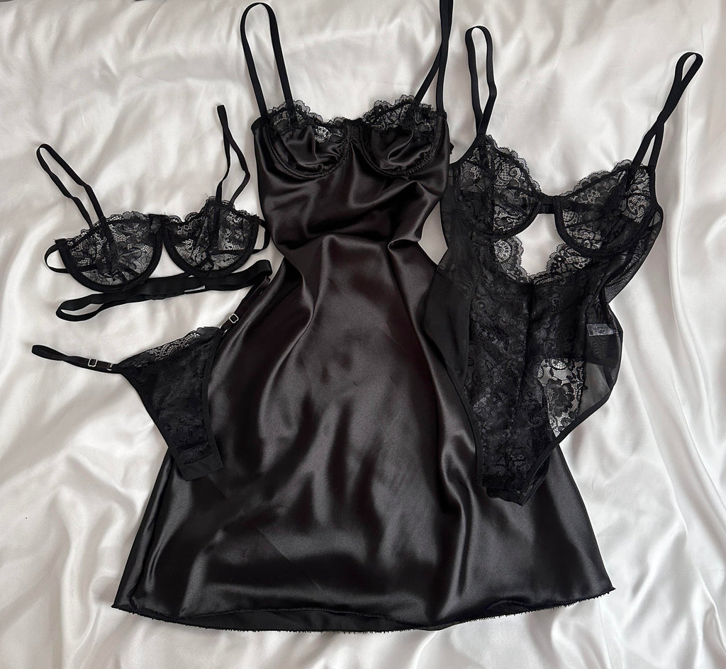 3-Piece Nightgown Set