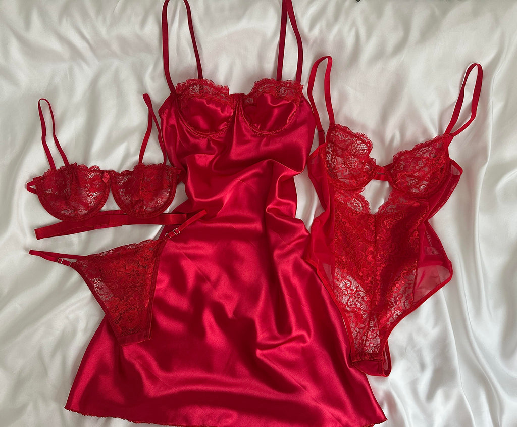 3-Piece Nightgown Set