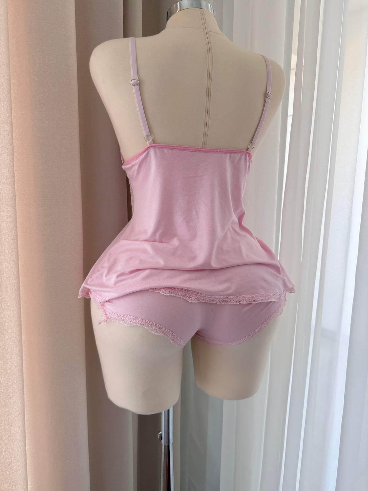 Cloud Kiss Pembe Pamuklu Ultra Soft Şortlu Pijama Takımı