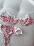 Floral Reverie - Wild Berry Bralet Takımı