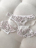 Floral Reverie - Midnight Flora Bralet Takımı