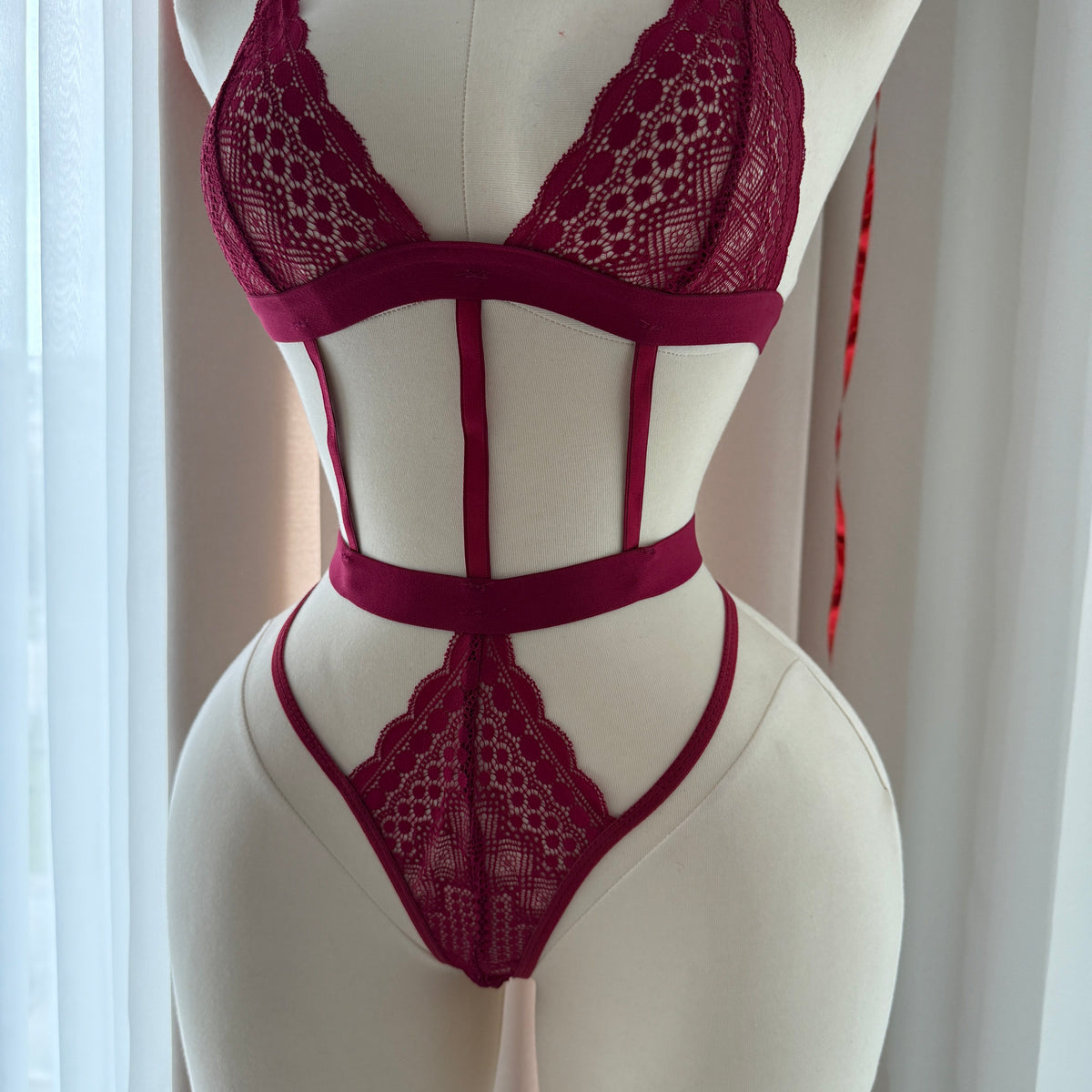Cara Cherry Bodysuit
