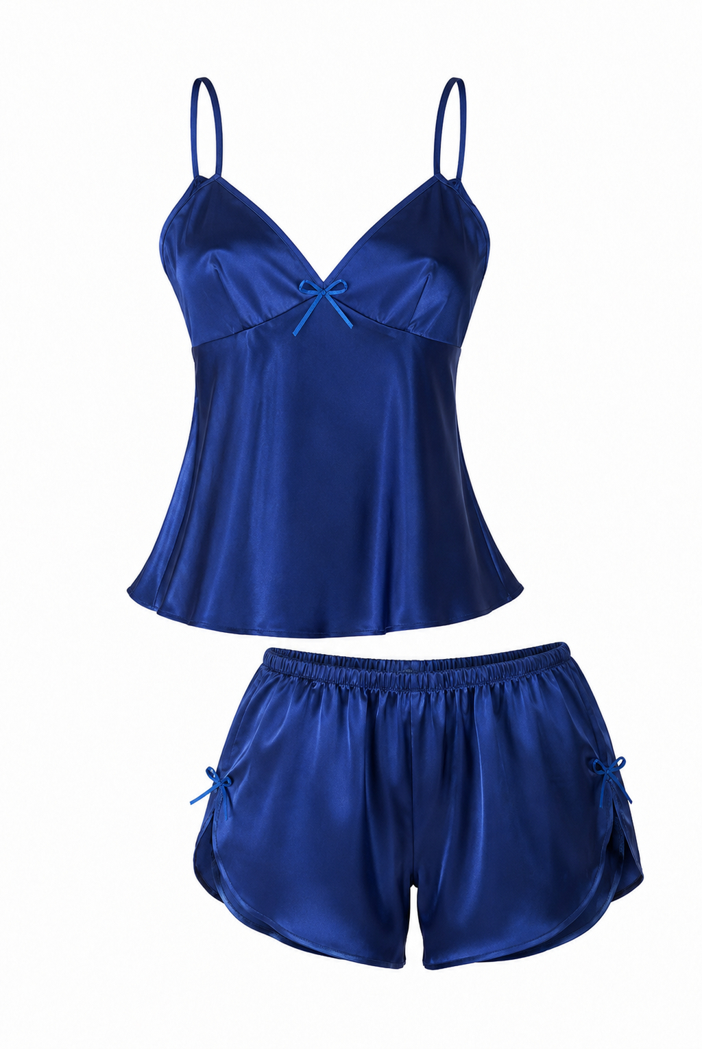 Saks Mavisi Saten Set