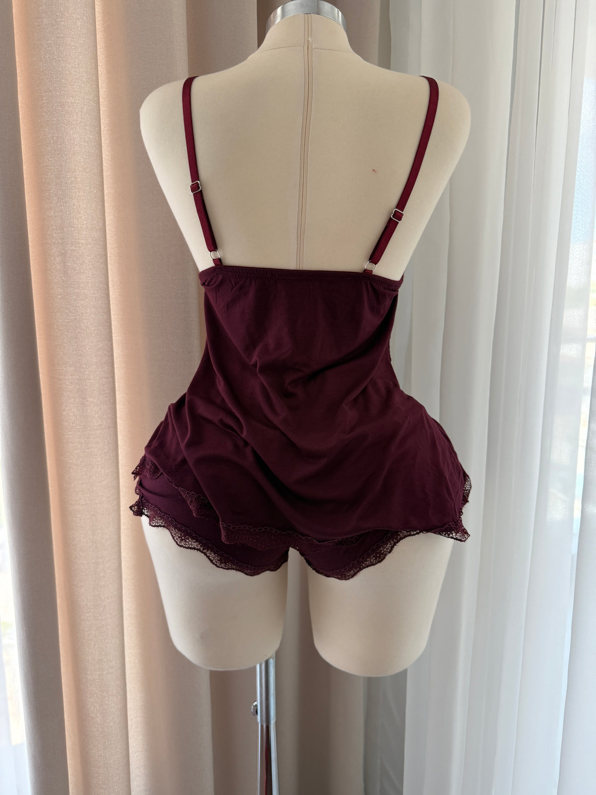 Cloud Kiss Bordo Pamuklu Ultra Soft Pijama Takımı