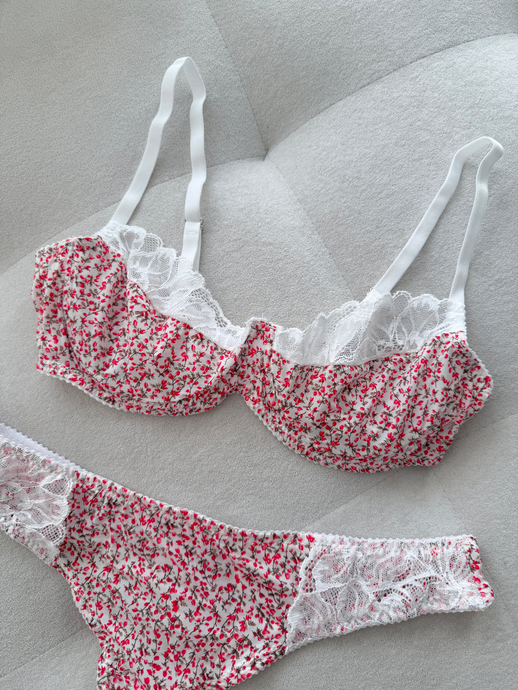 Floral Reverie - Wild Berry Bralet Takımı