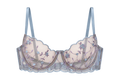 Mavi Çiçekli Balenli Bralet