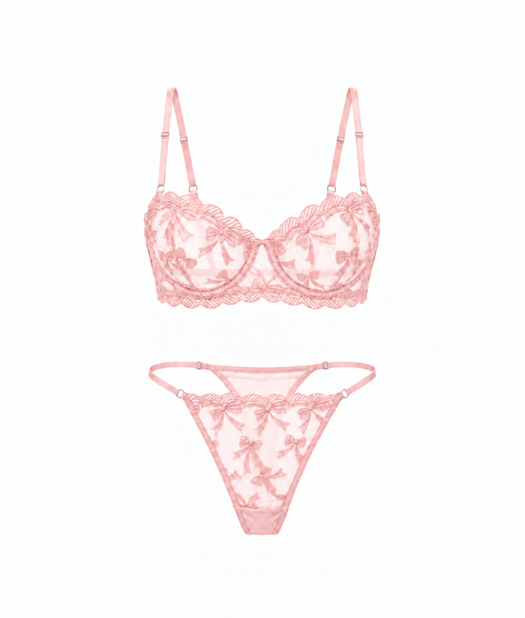 Petit Amour Pudra Pembesi Bralet Takımı