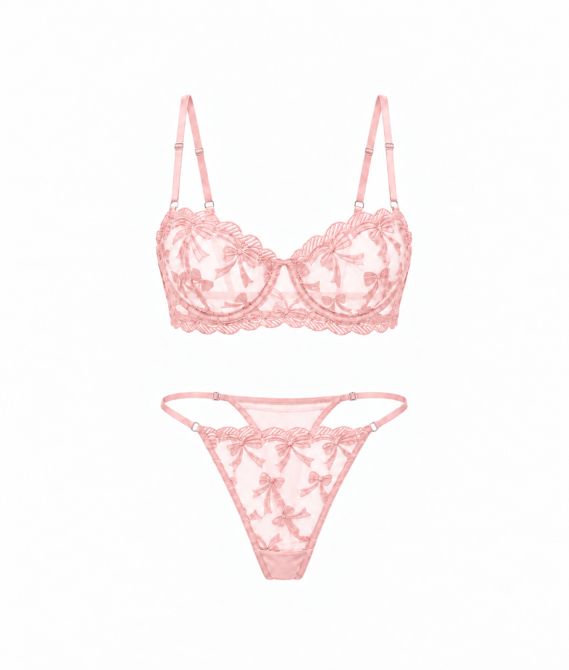 Petit Amour Pudra Pembesi Bralet Takımı