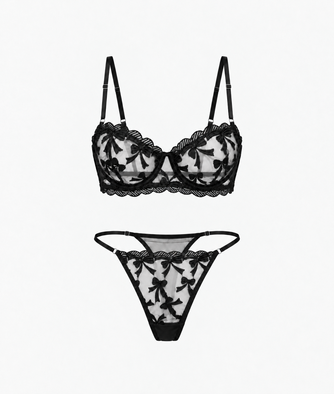 Petit Amour Siyah Bralet Takımı