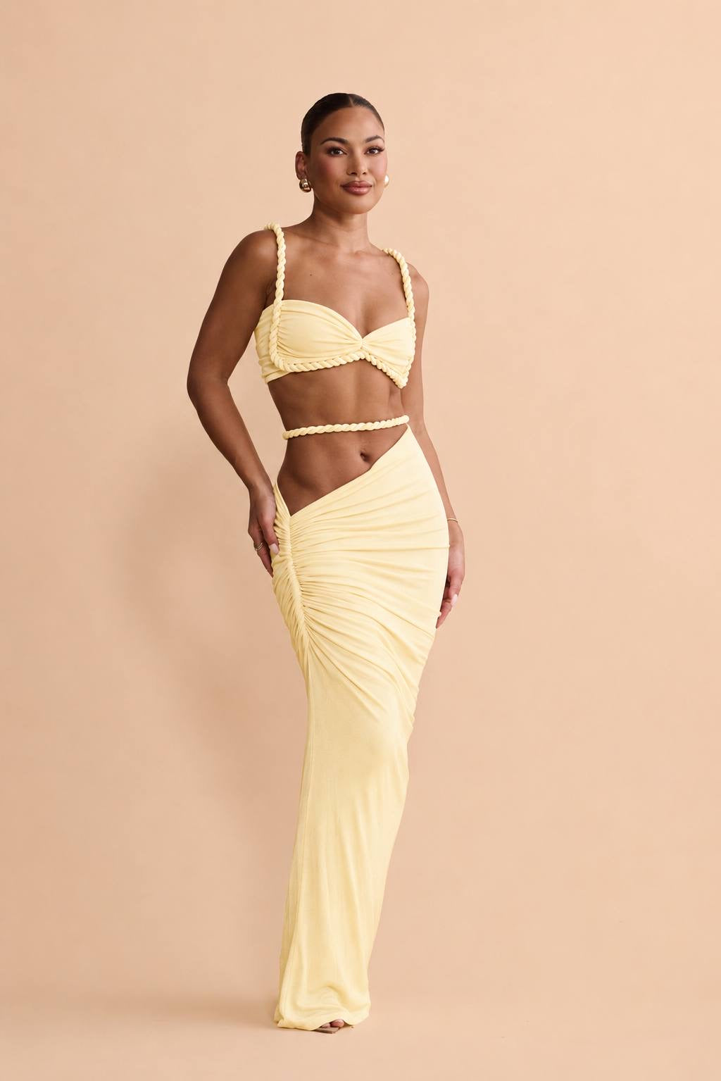 Zendaya Butter Yellow Set