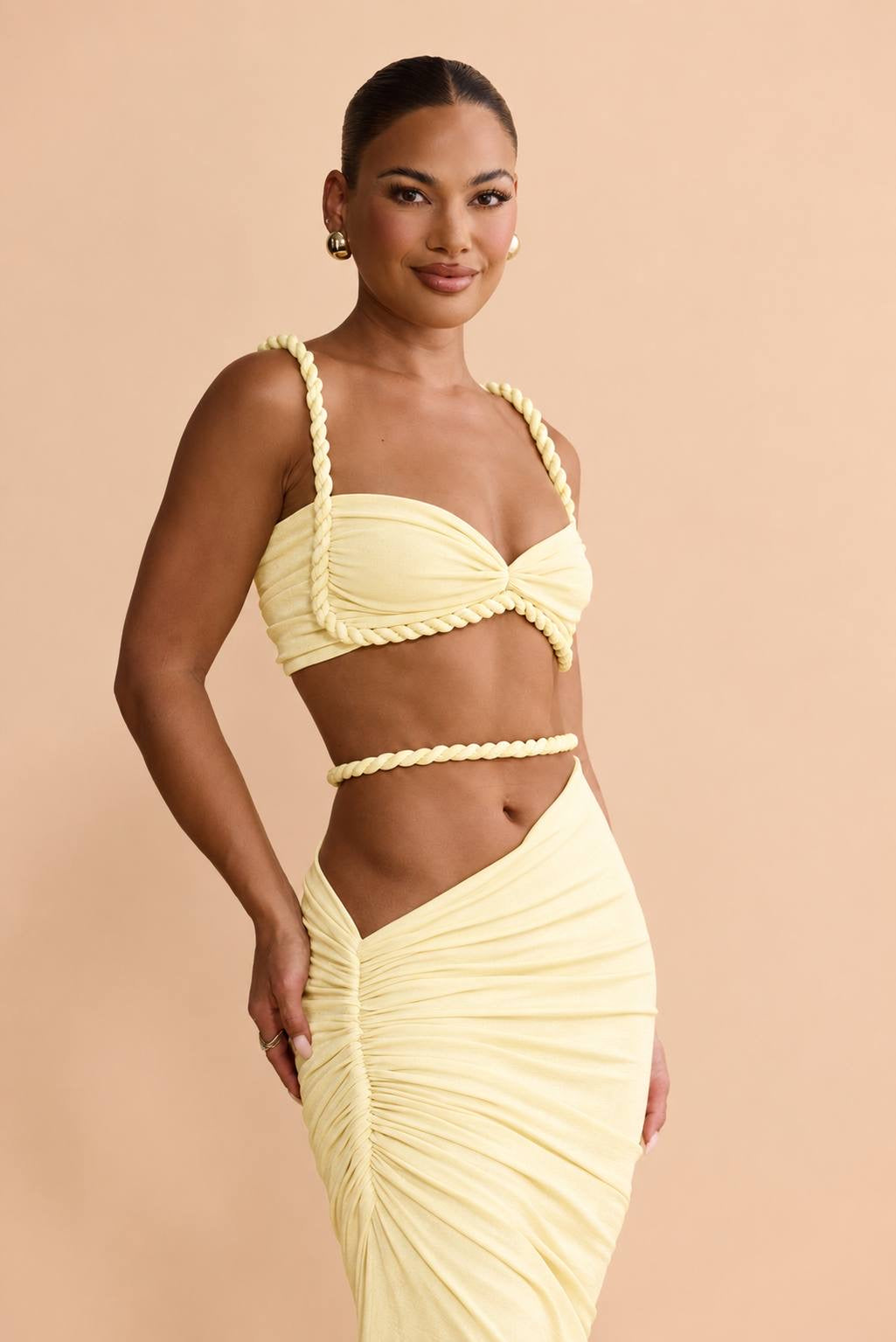 Zendaya Butter Yellow Set