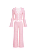 Lace & Lounge: Rose Poudré Yüksel Bel İkili Dantel Set