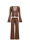 Lace & Lounge: Chocolat Yüksel Bel İkili Dantel Set