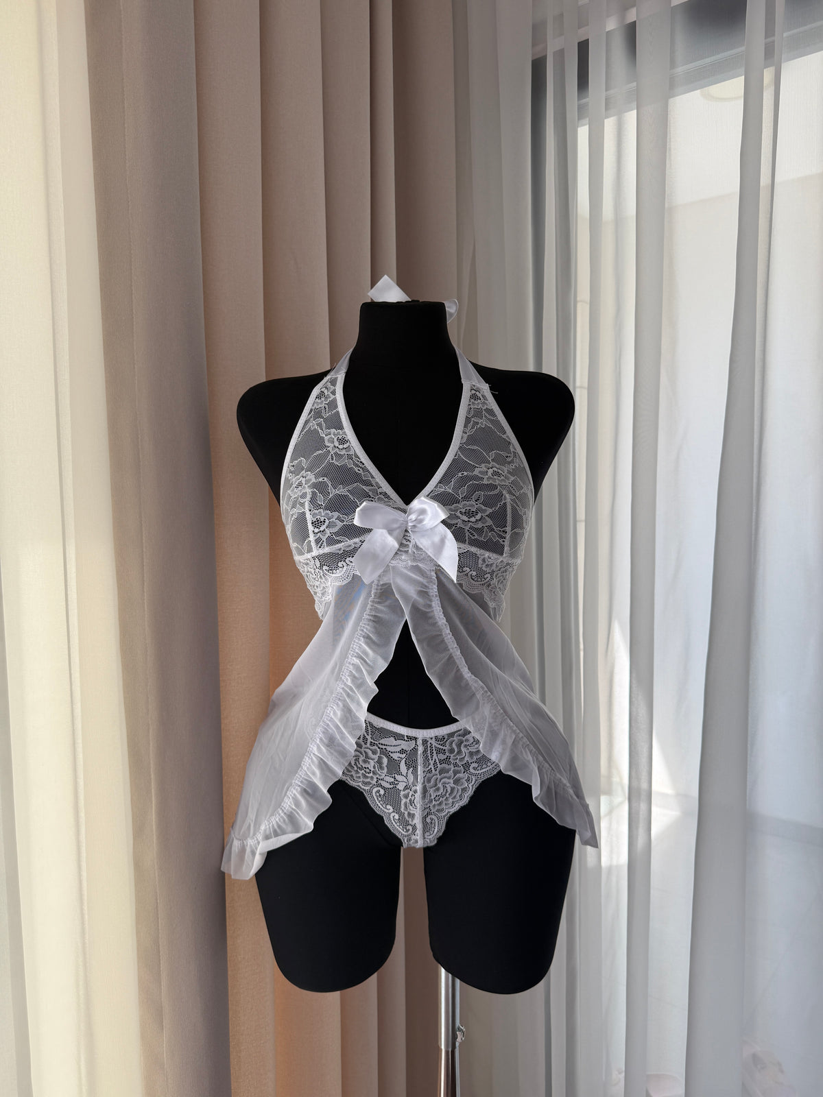 Swan Lake Dantel Babydoll Takım