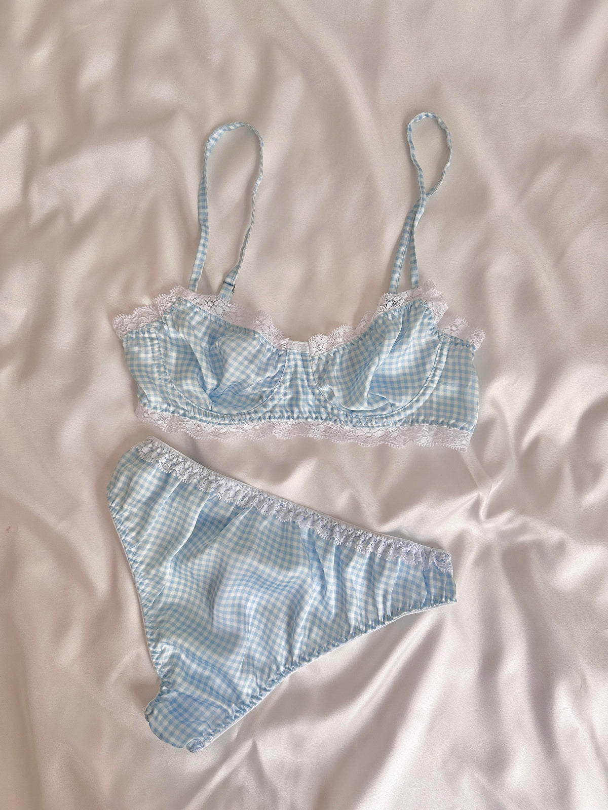 Aurora Blue Bralette Set