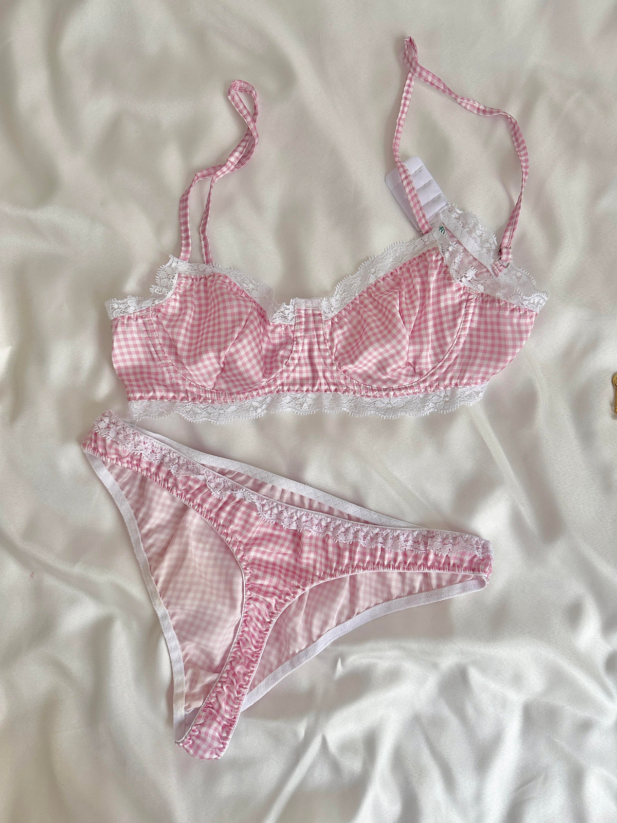 Aurora Pink Bralette Set