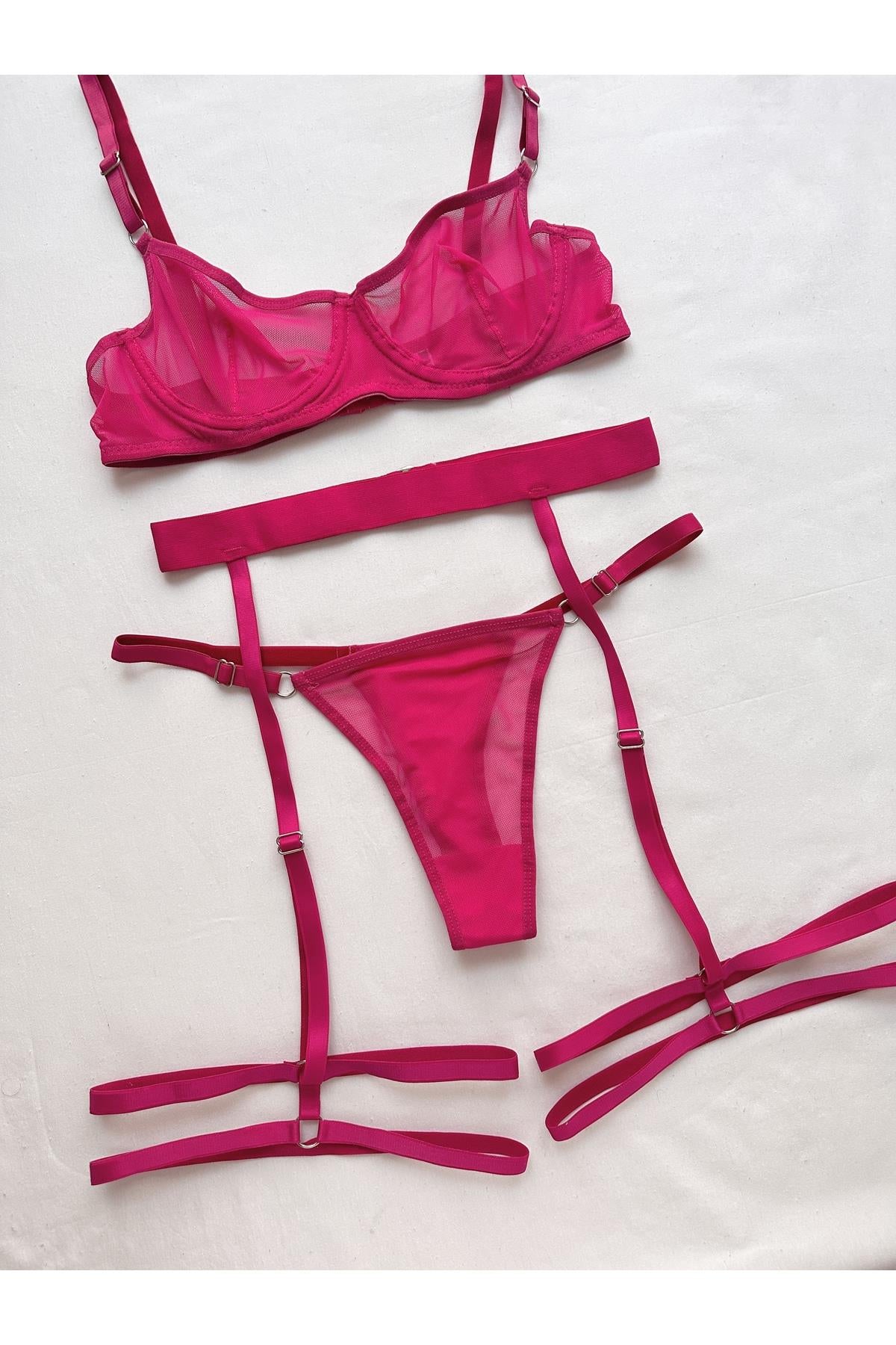 Bacak Aksesuarlı Bralet Takımı