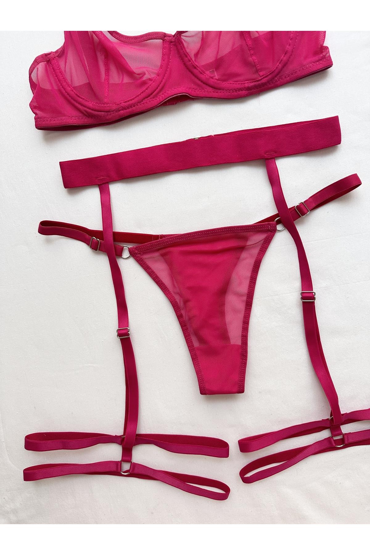 Bacak Aksesuarlı Bralet Takımı
