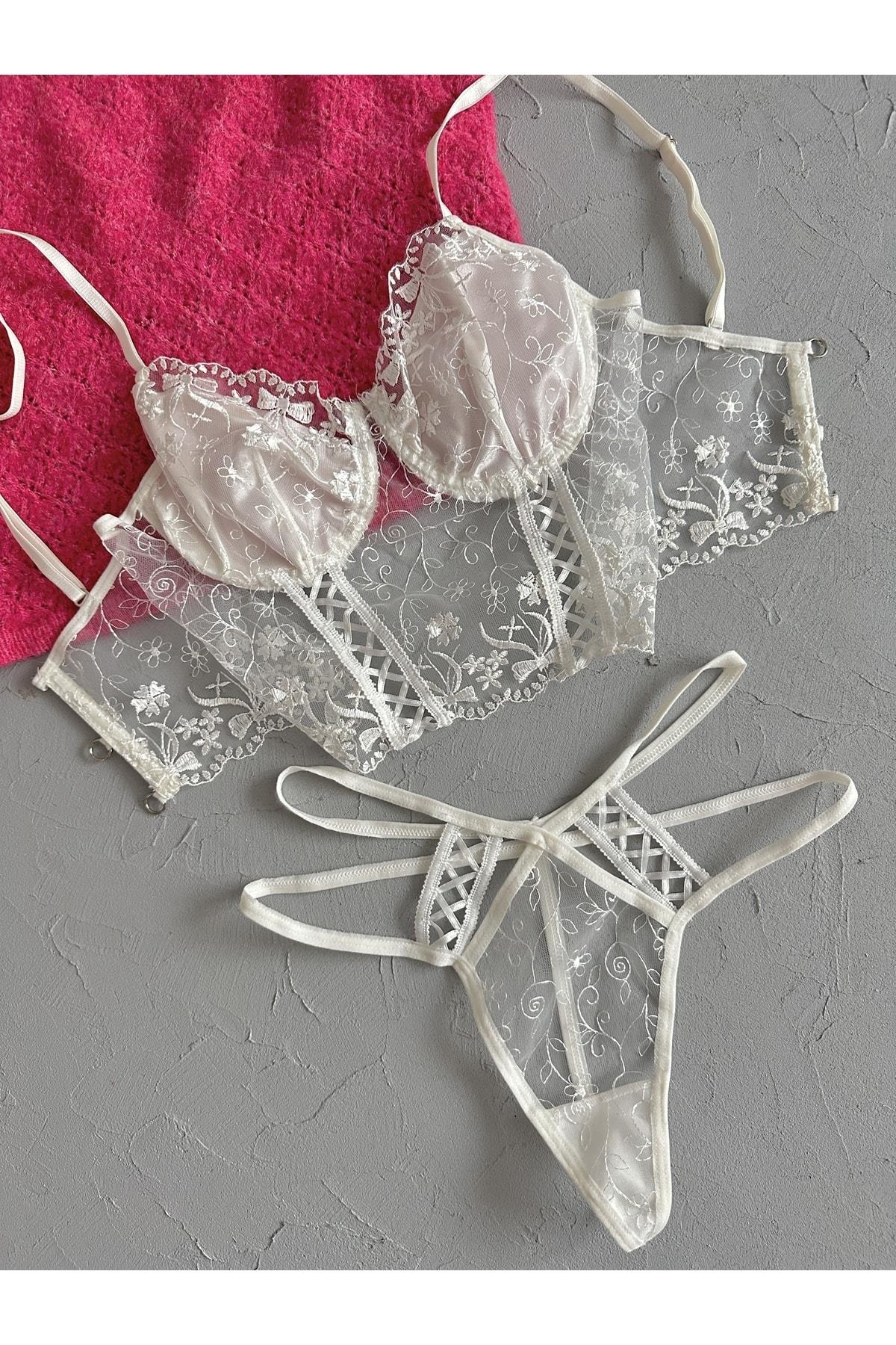 Underwired Bustier Set