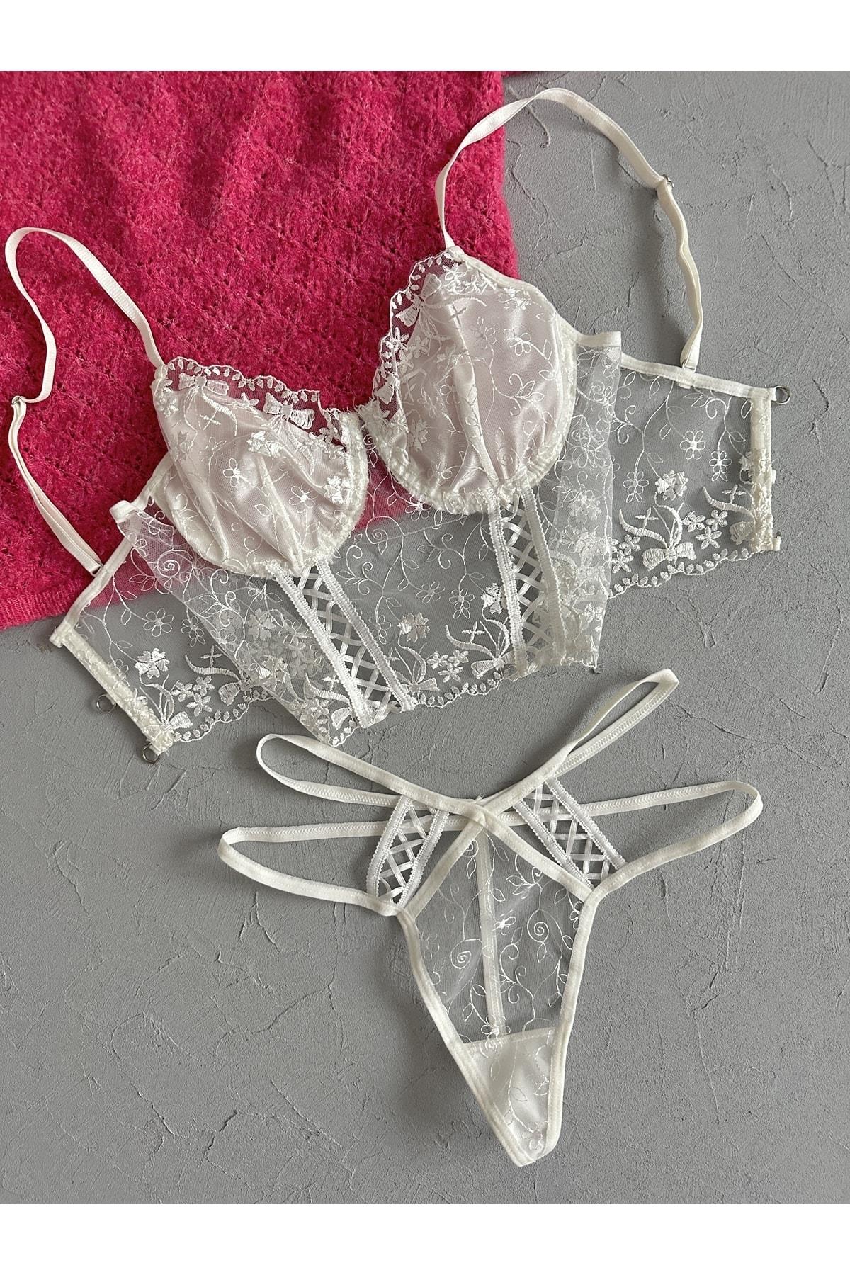 Underwired Bustier Set