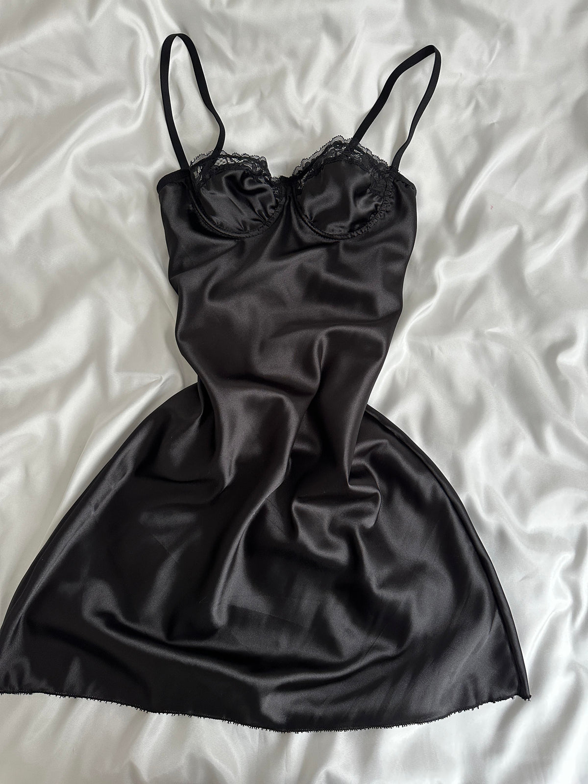 Underwired Satin Nightgown