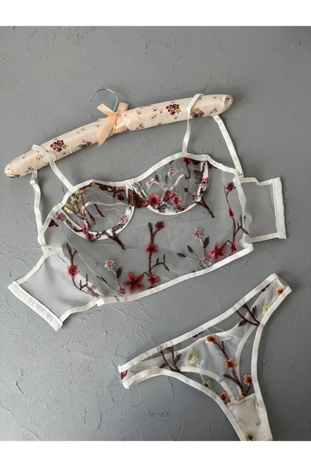 White Bralette Set