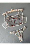 Beyaz Bralet Takımı