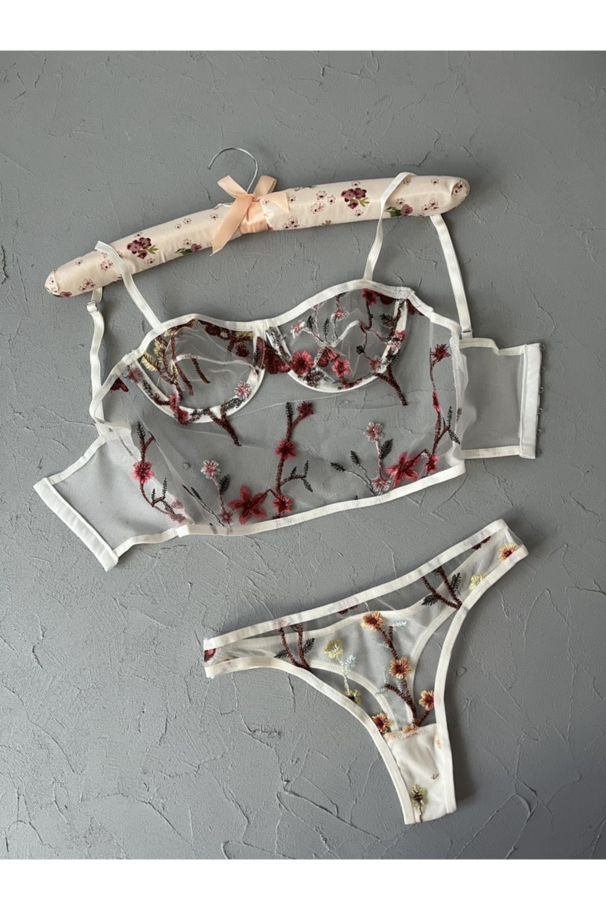 White Bralette Set