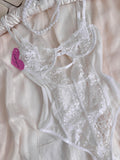 White Lace Bodysuit