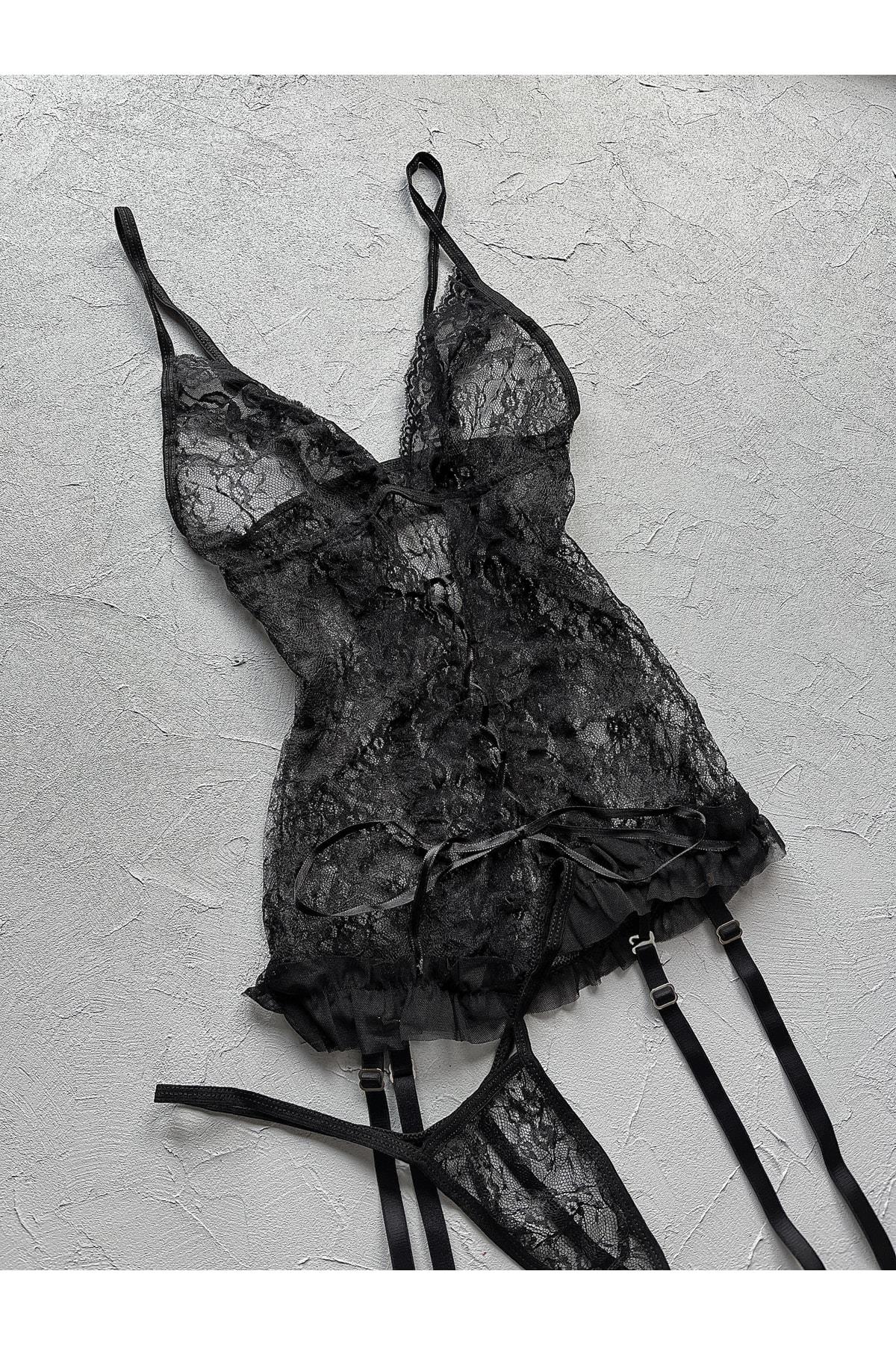 Bodysuit & Jartiyer Seti