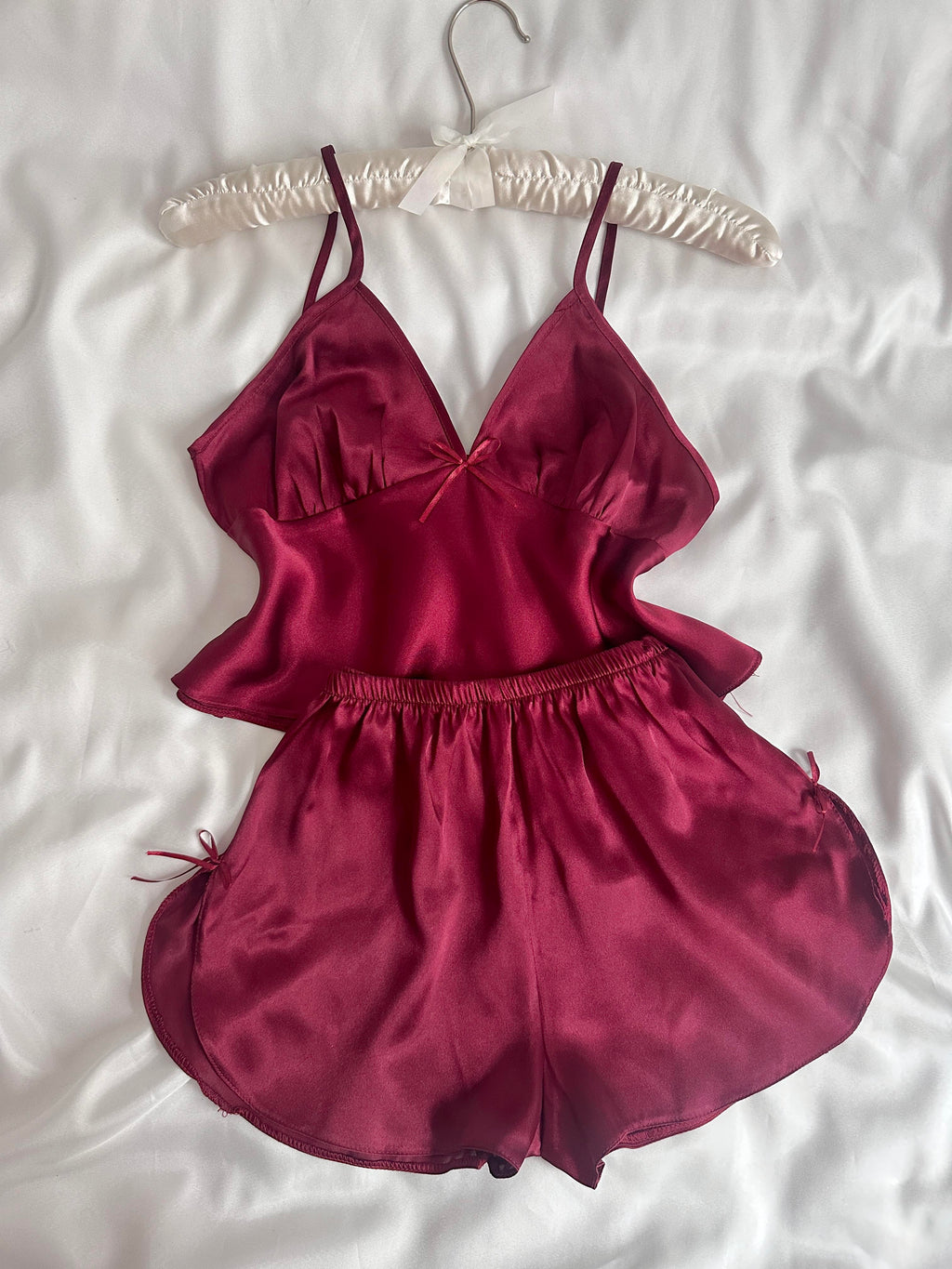 Bordo Saten Takım