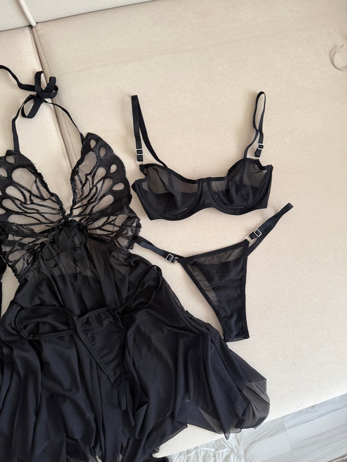 Claire Siyah Set