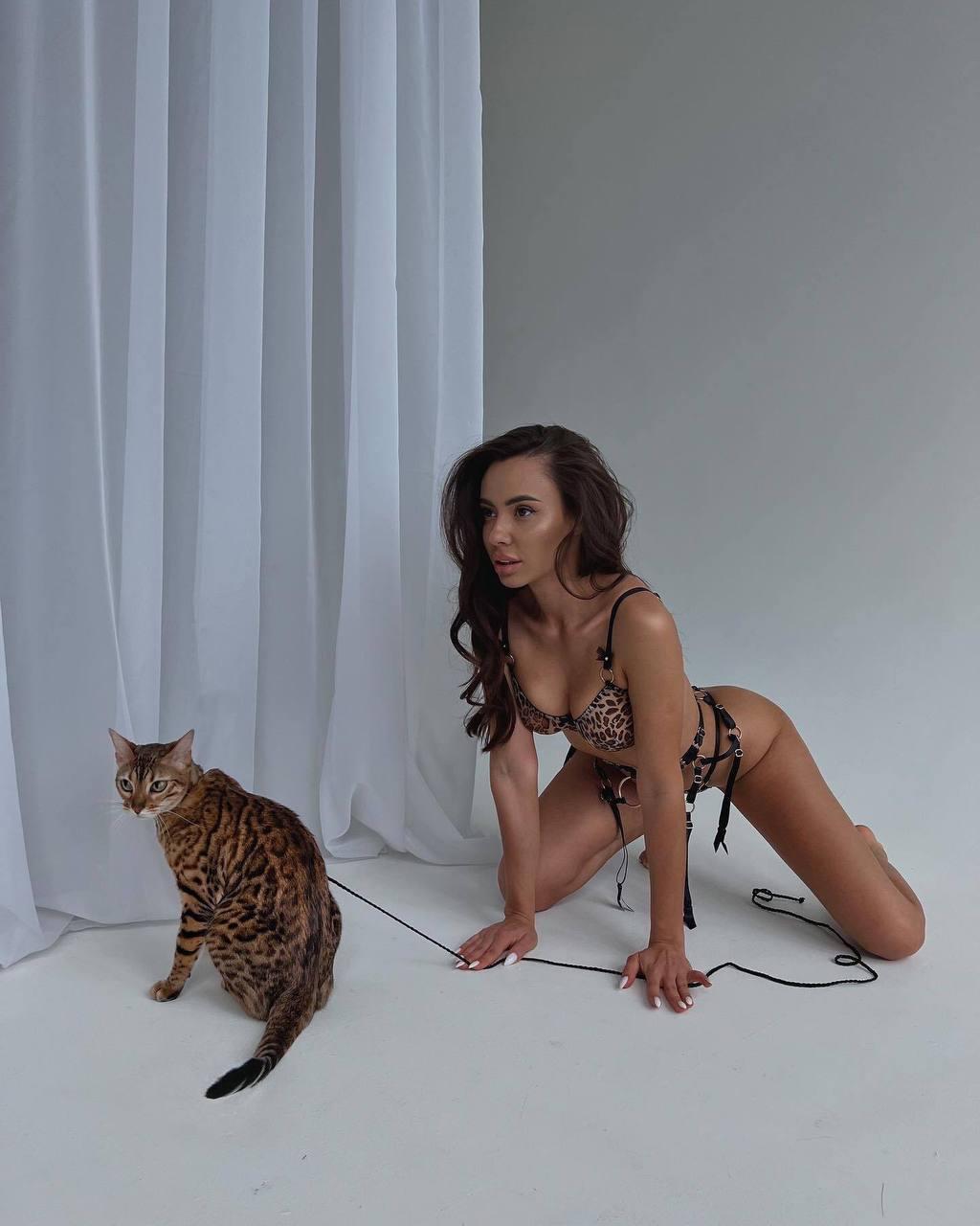 Cleo Leopar Jartiyer Takımı