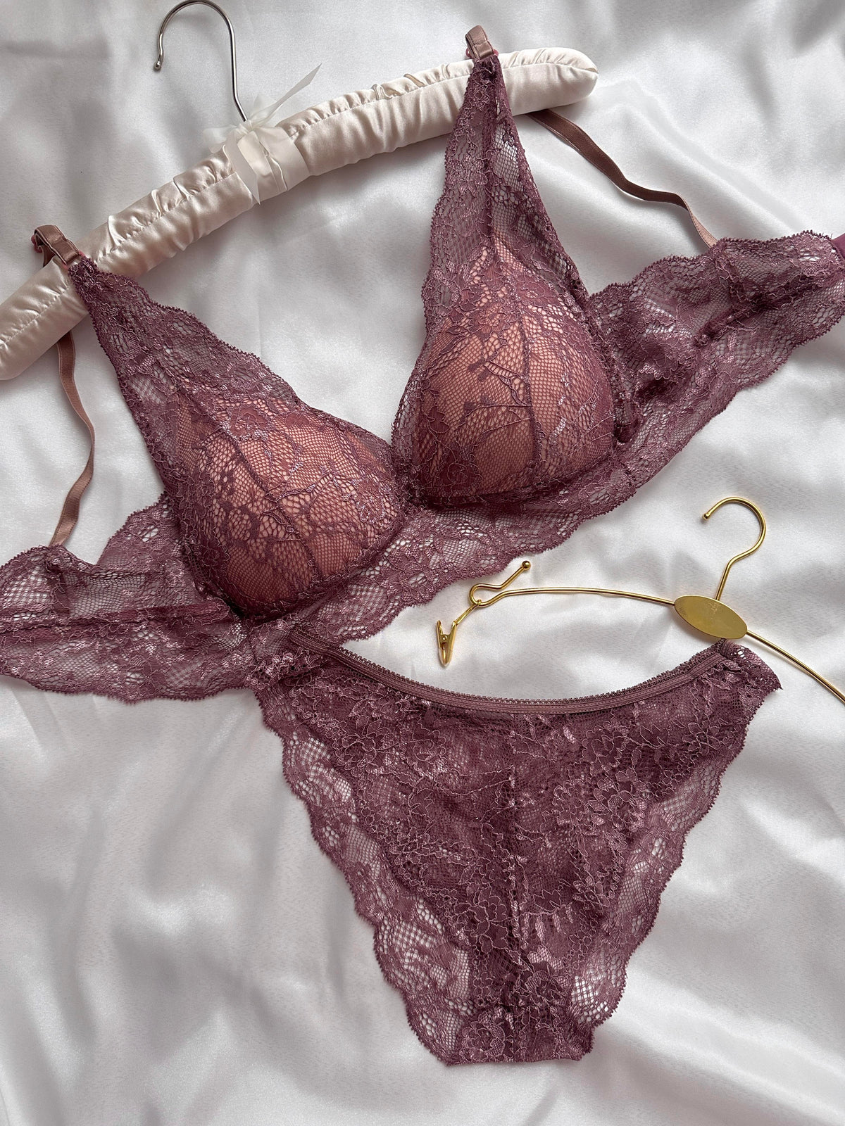 Lace Bralette Set