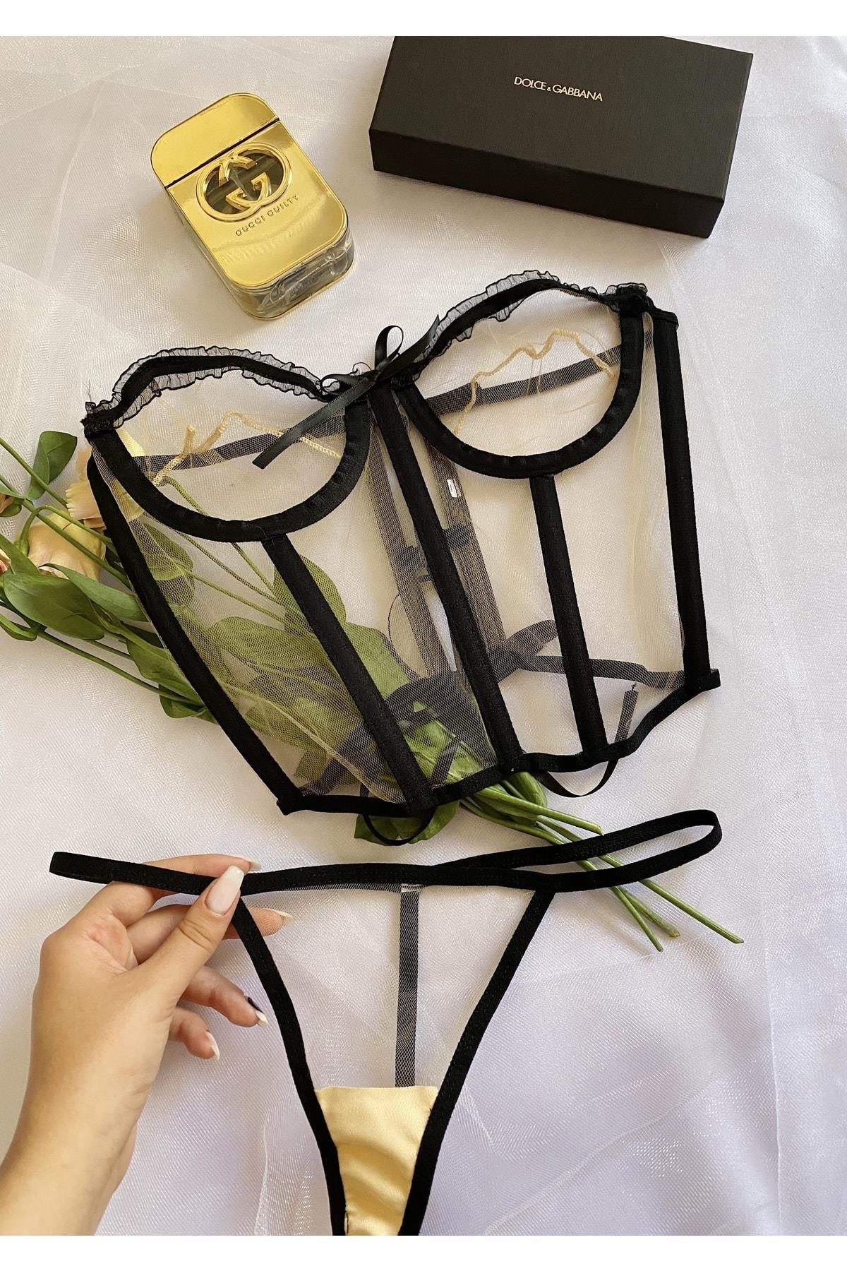 Dream Krem Vintage Korse Set