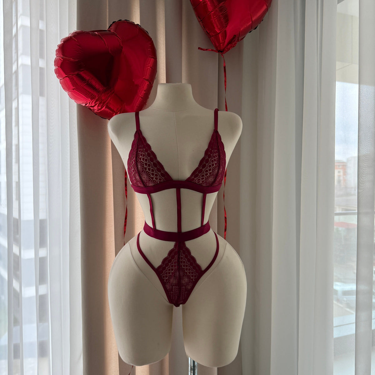 Cara Cherry Bodysuit
