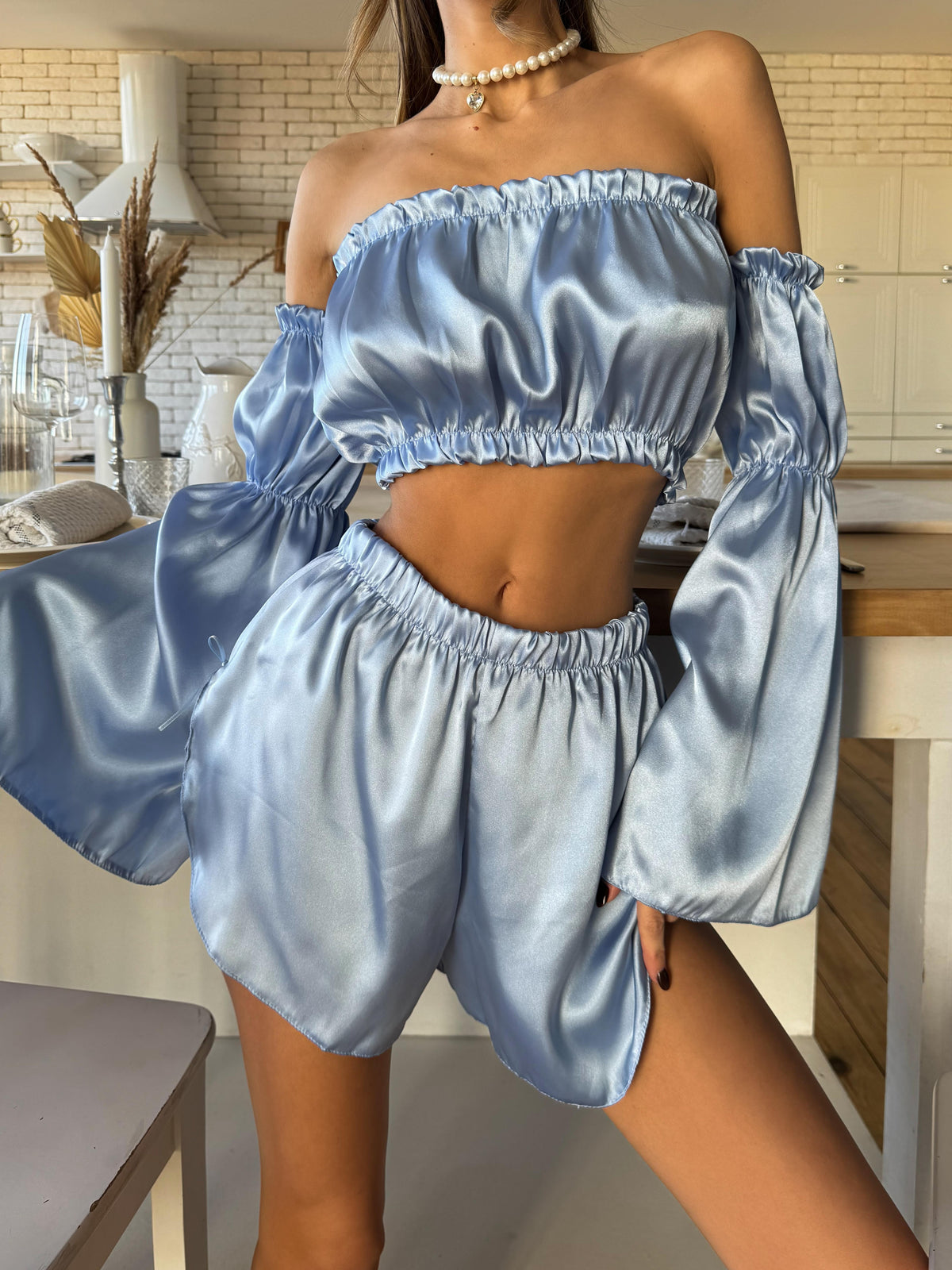 Elsa Saten Set