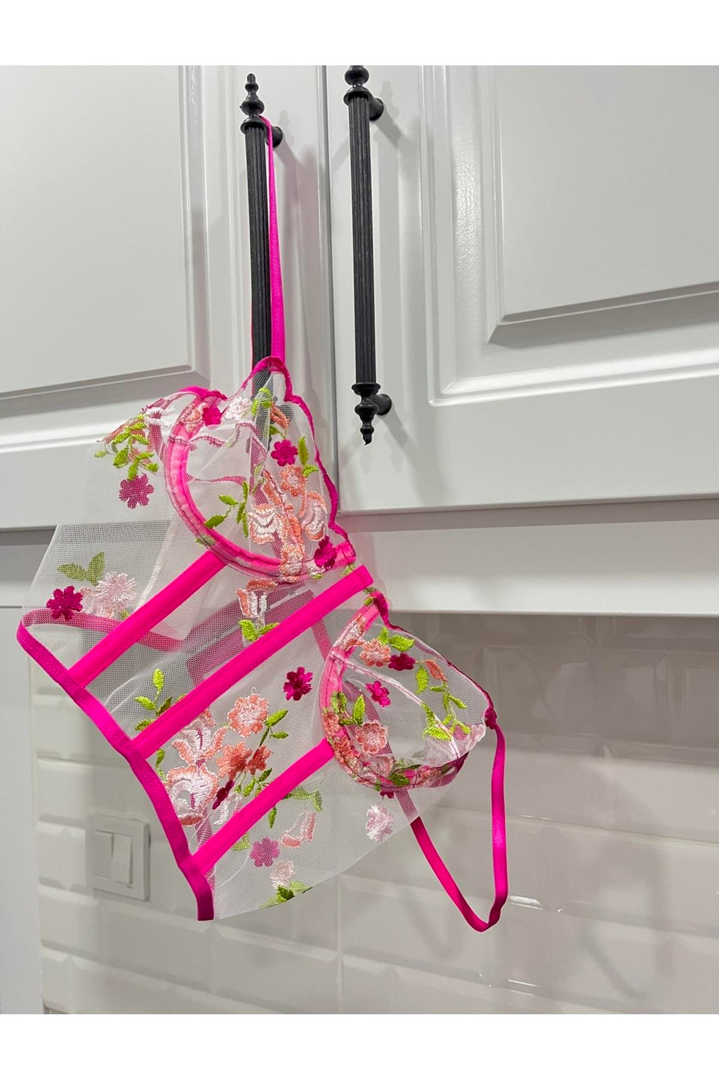 Flower Garden Bustier Set