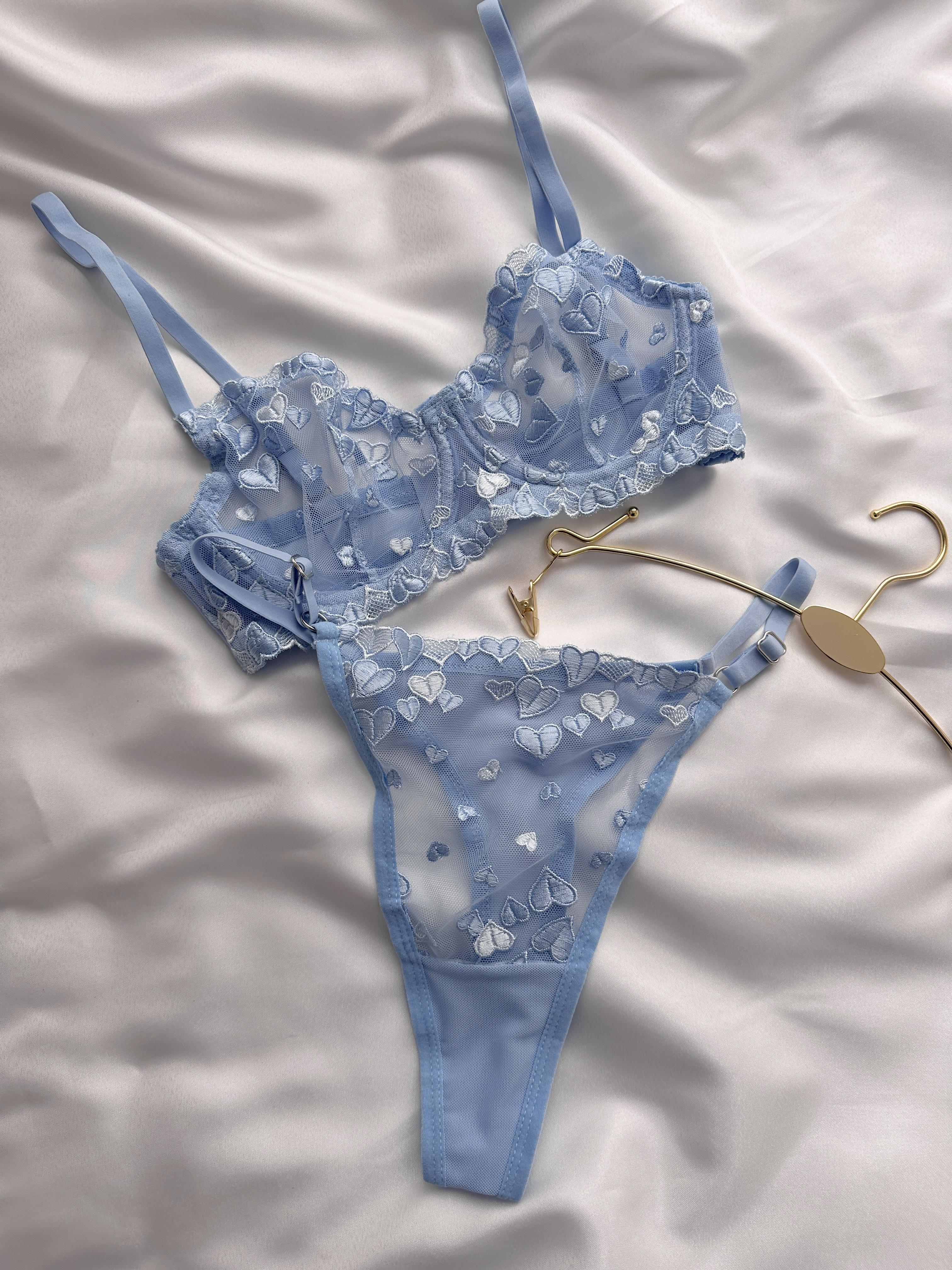 Gemma Blue Bralet Takımı