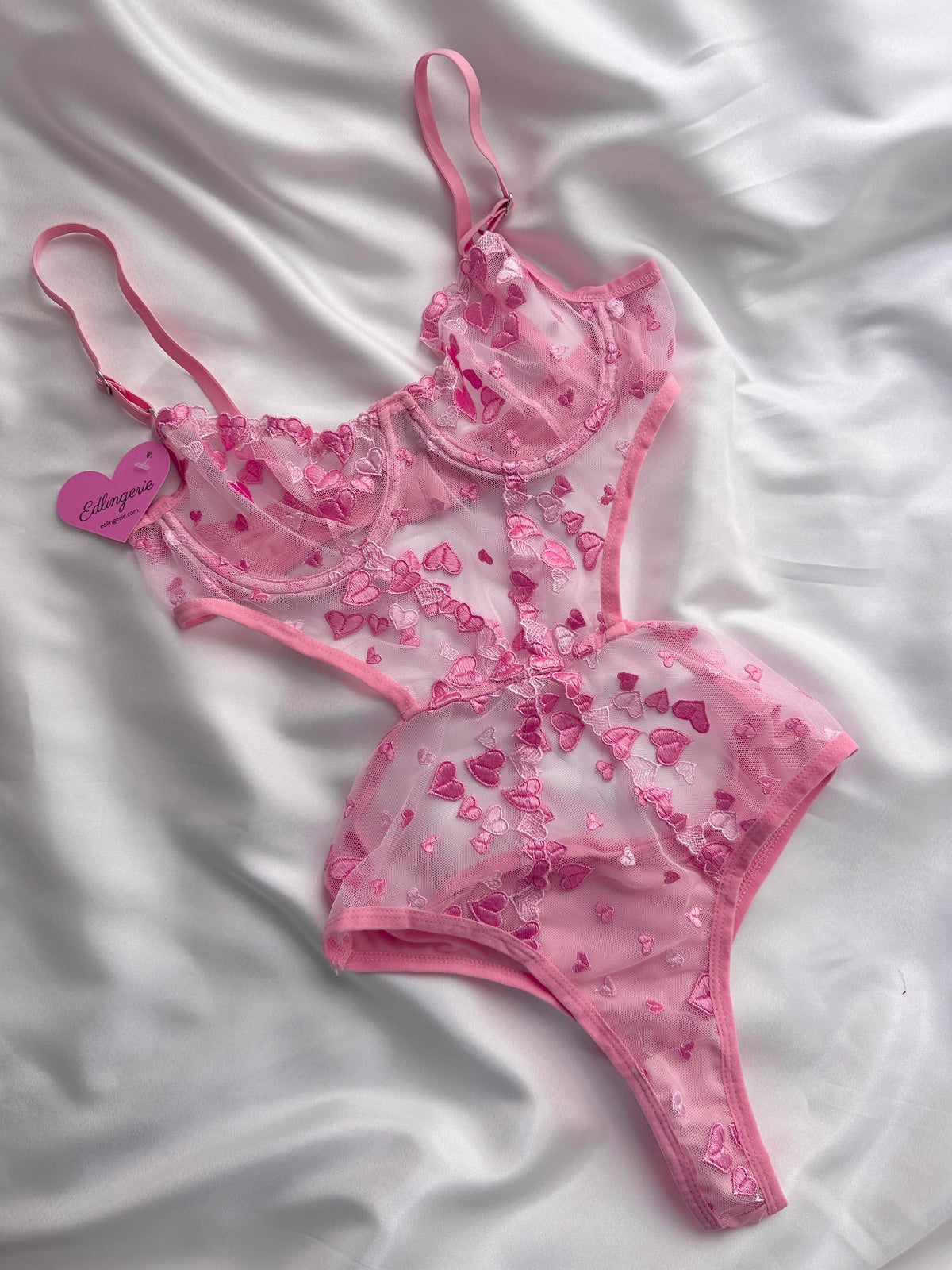 Gemma Pink Bodysuit