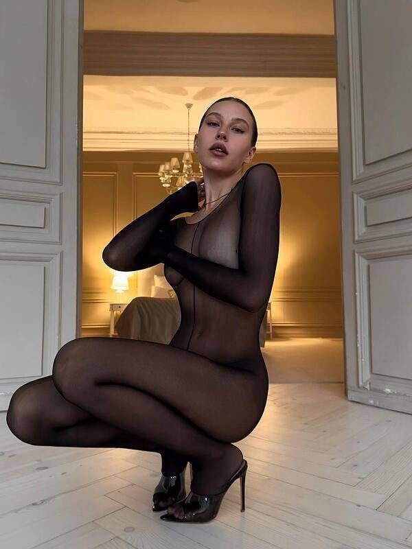 Hazel Transparent Body Stocking