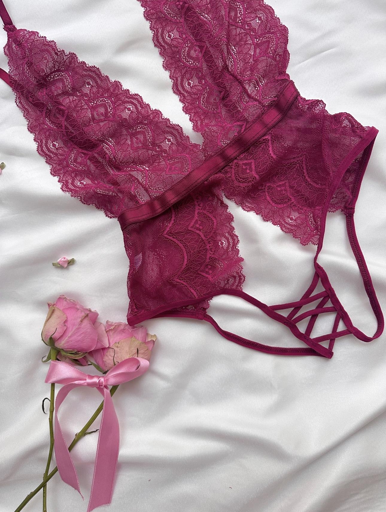 Jessica's Private Area Open Fantasy Bodysuit