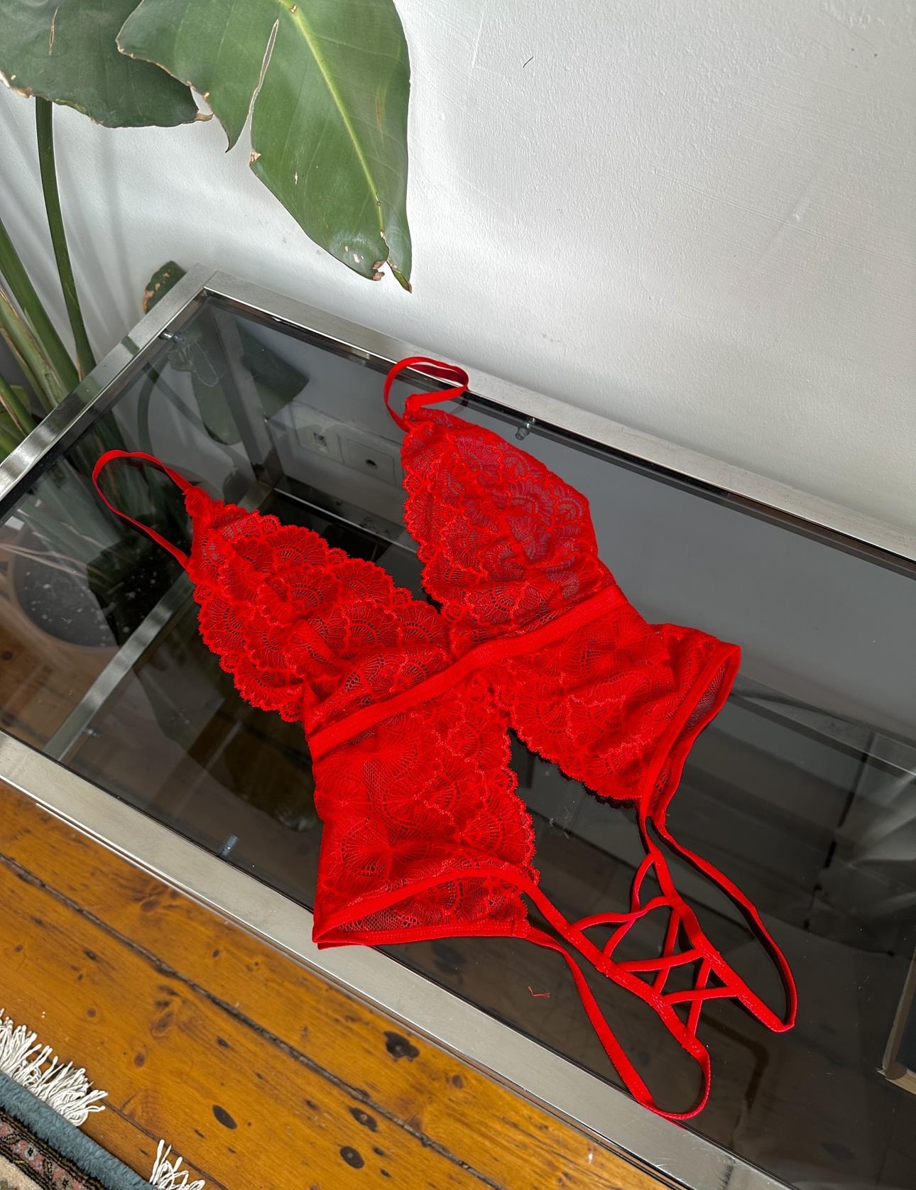Jessica Özel Bölgesi Açık Fantezi Bodysuit