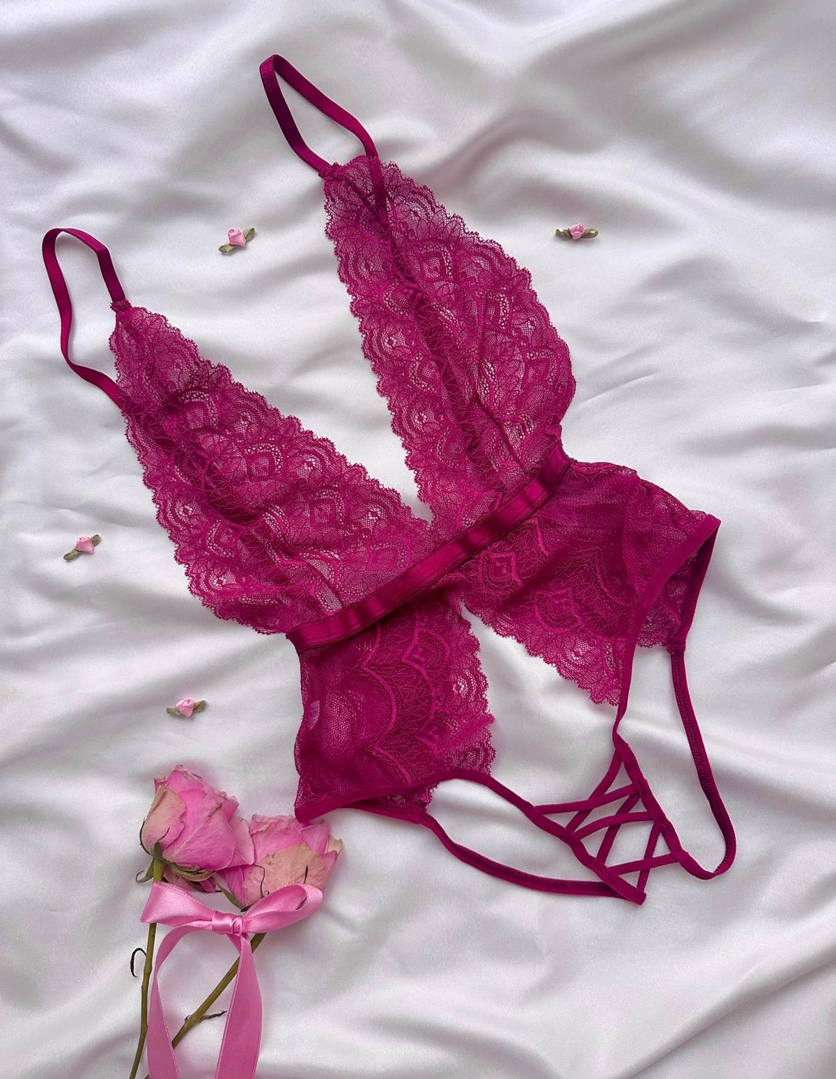 Jessica Özel Bölgesi Açık Fantezi Bodysuit