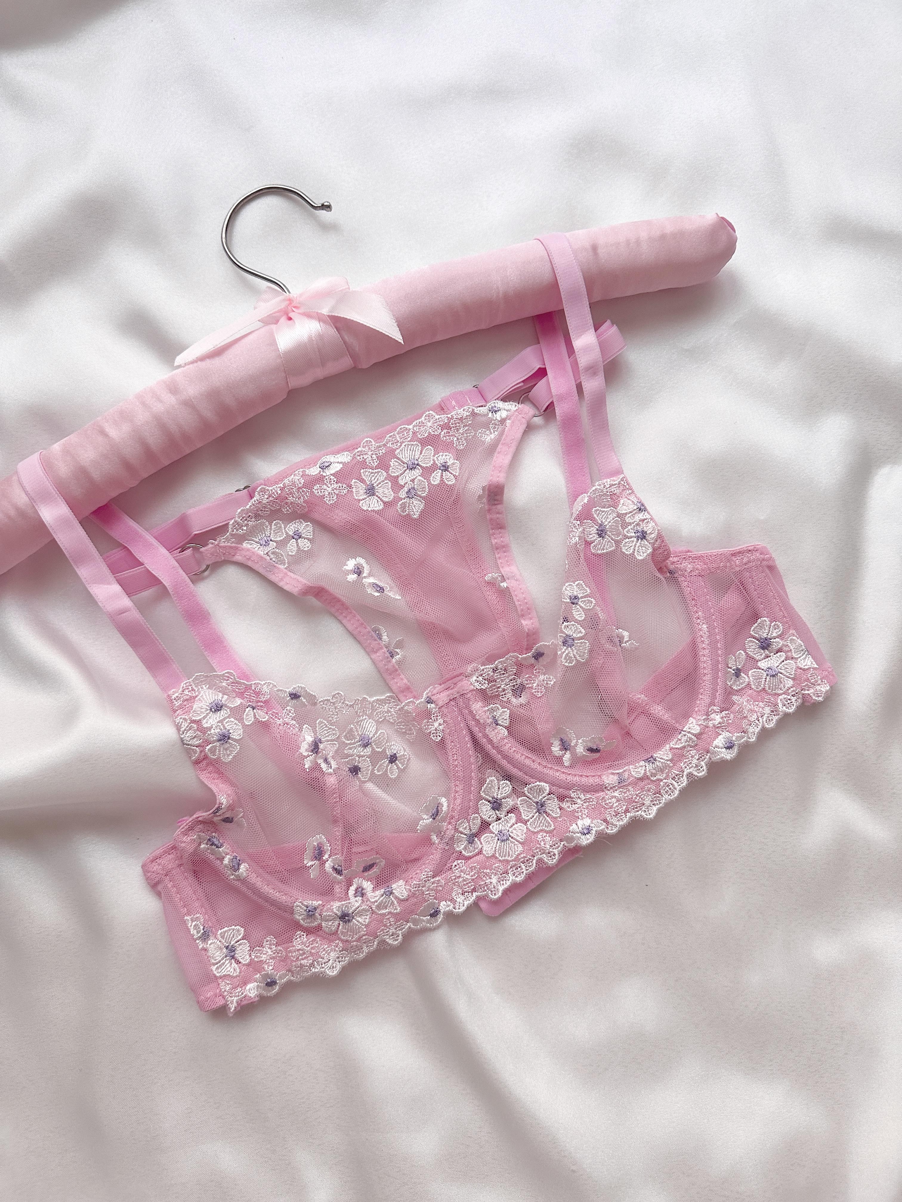 Jolie Powder Pink Bralette Set