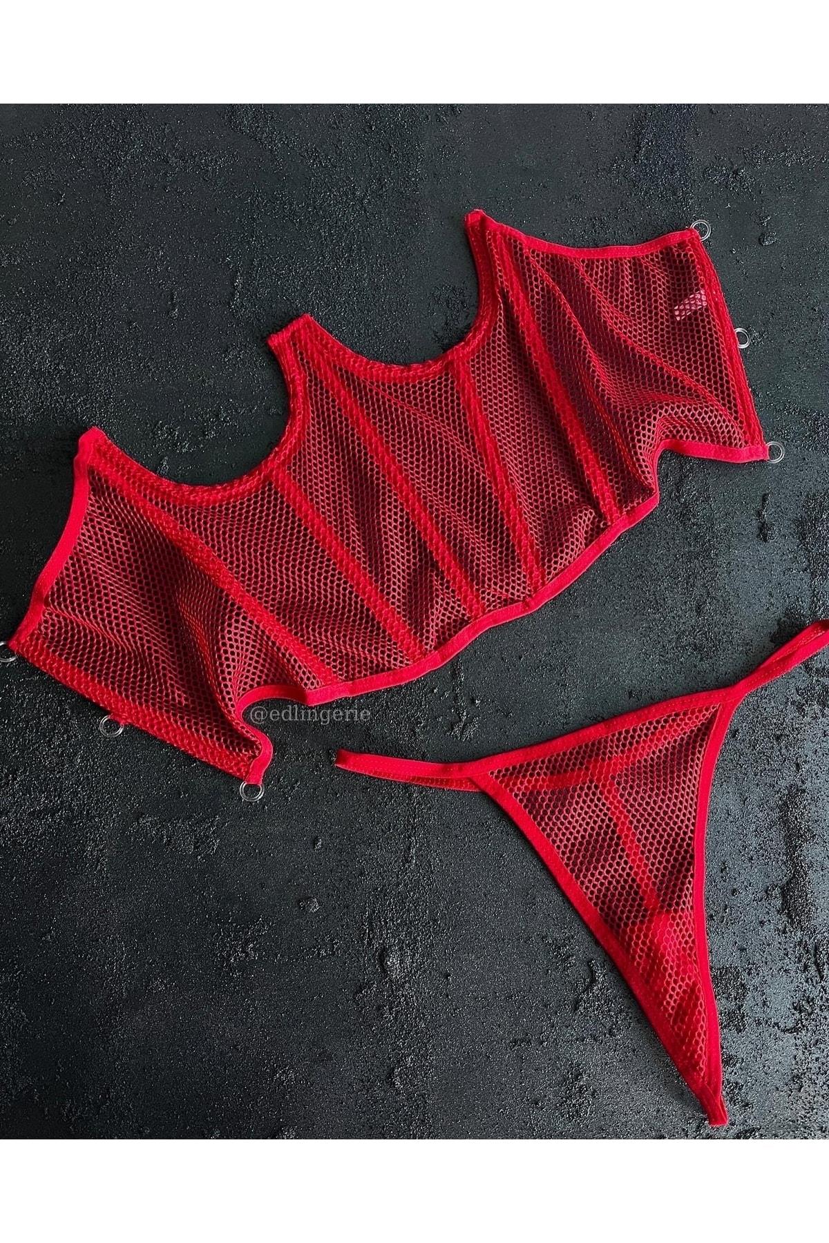 Keira Vintage Waist Corset & String Set