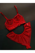 Kırmızı Bralet Takımı