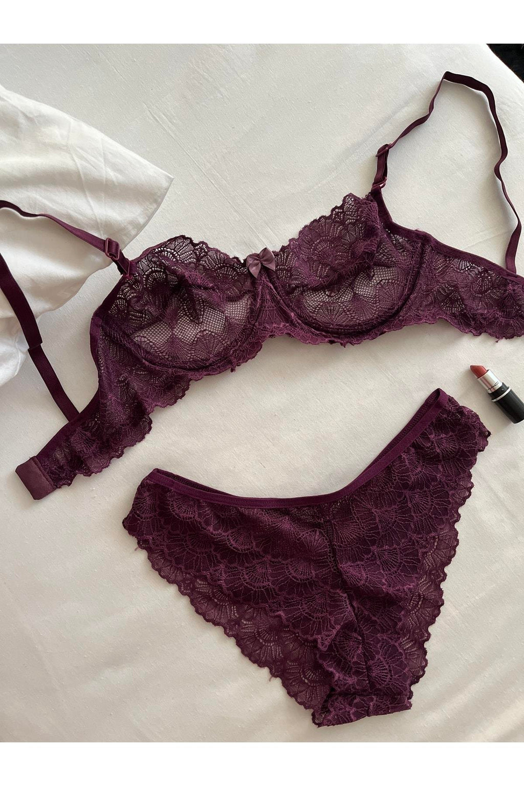 Lavinia Underwired Lace Bra Set