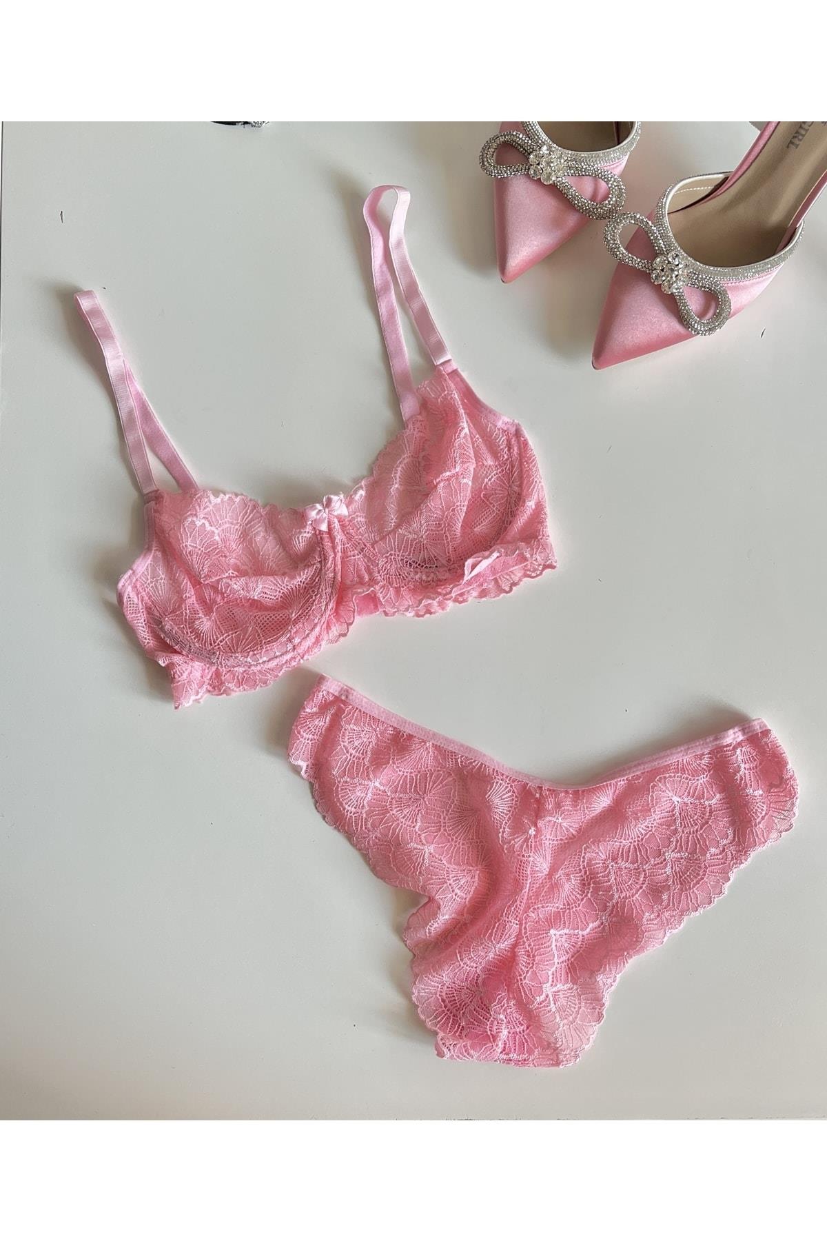 Lavinia Underwired Lace Bra Set